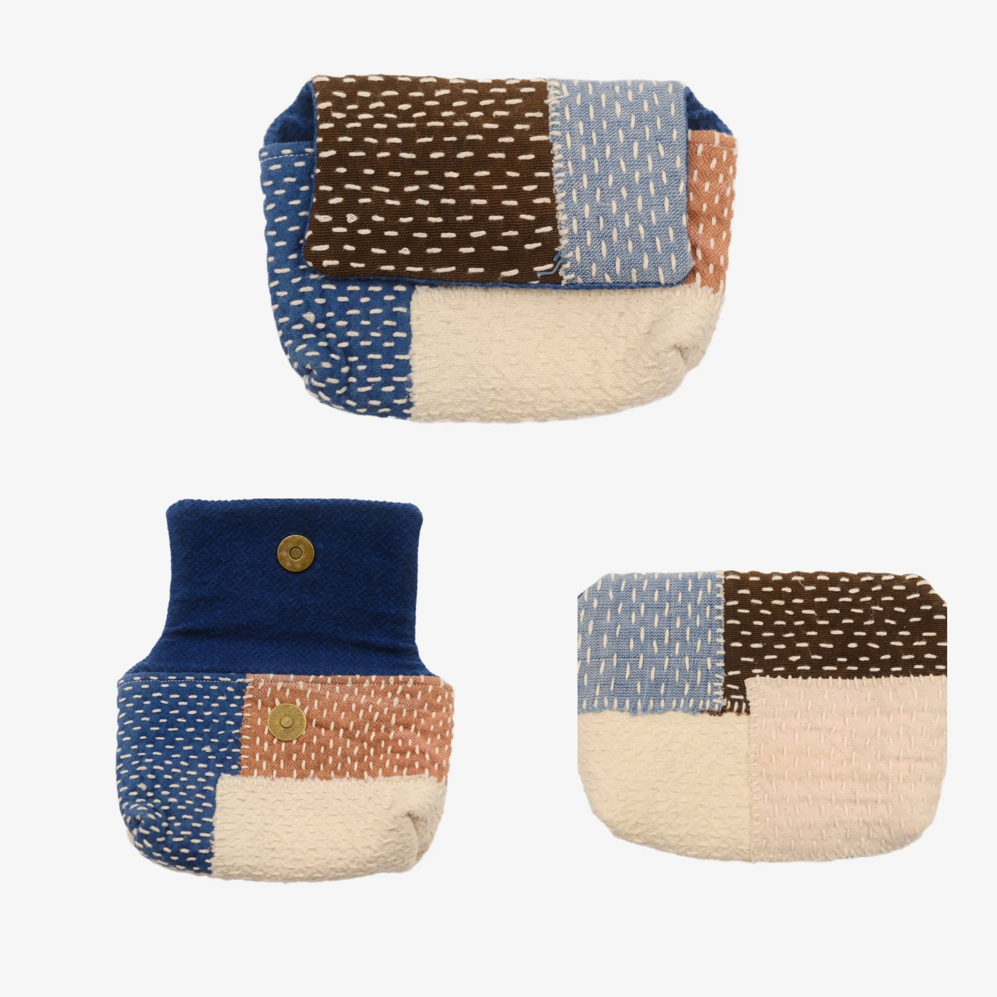 Traditional Color-Block Wallet