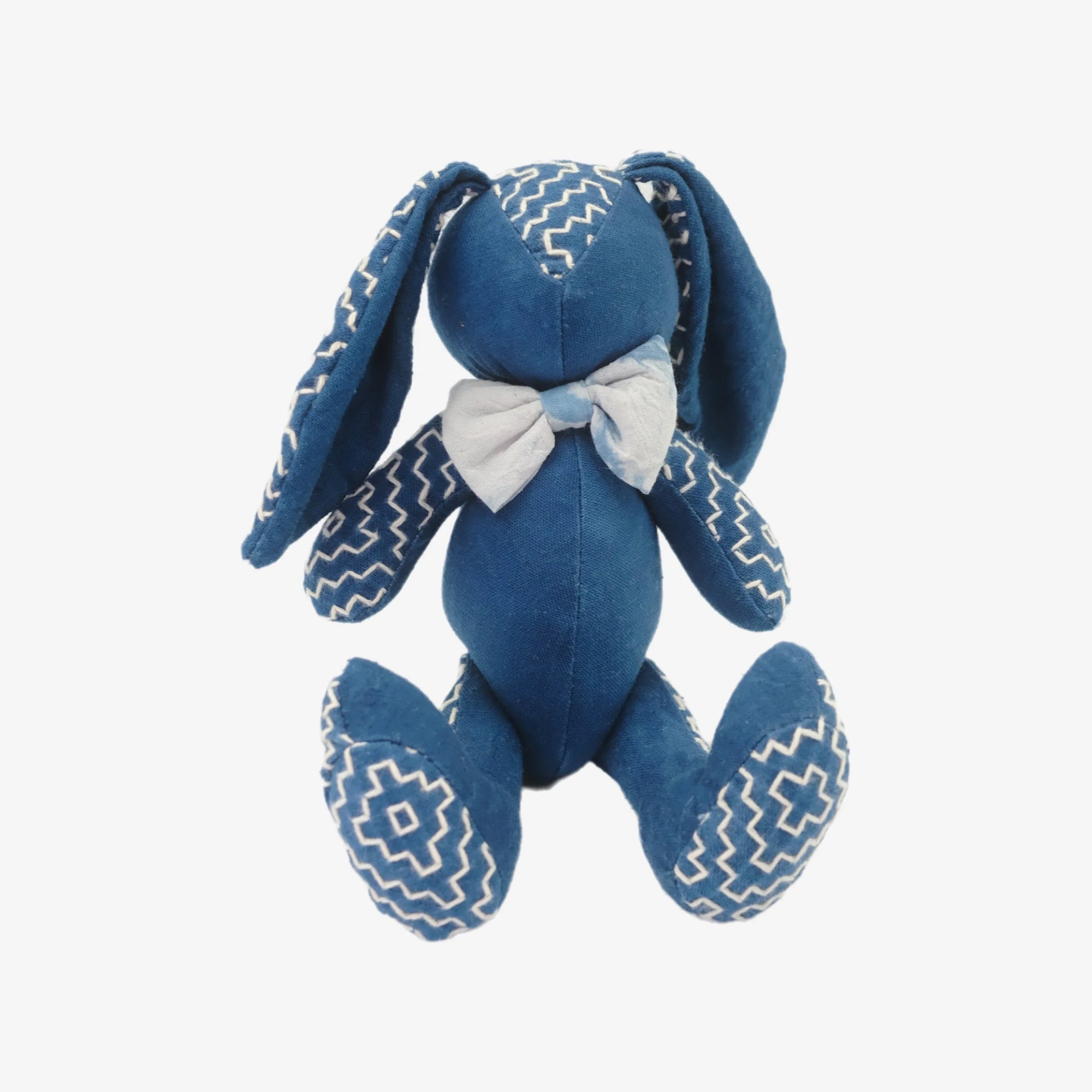 Batik Fabric Rabbit Doll