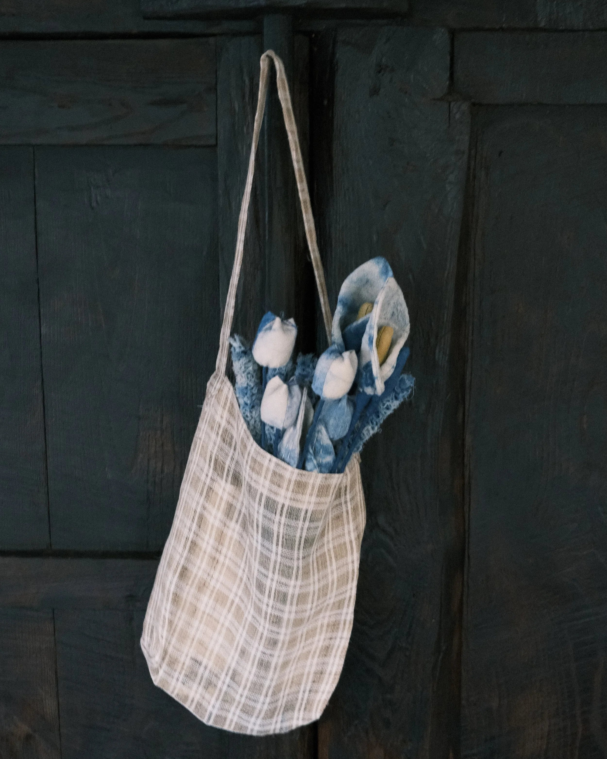 Batik Fabric Flowers