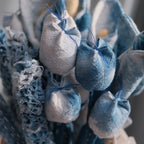 Batik Fabric Flowers