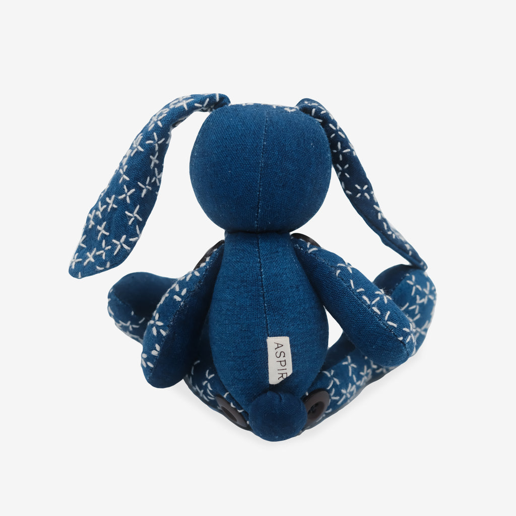 Batik Fabric Rabbit Doll