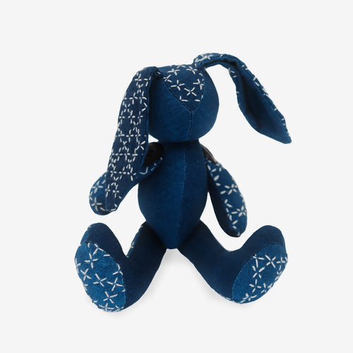 Batik Fabric Rabbit Doll