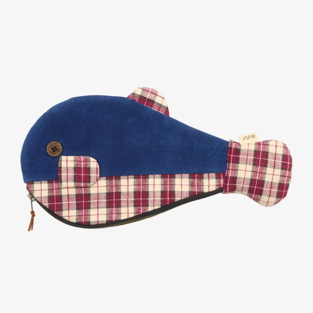 Fish-Shaped Fabric Wallet/Bag