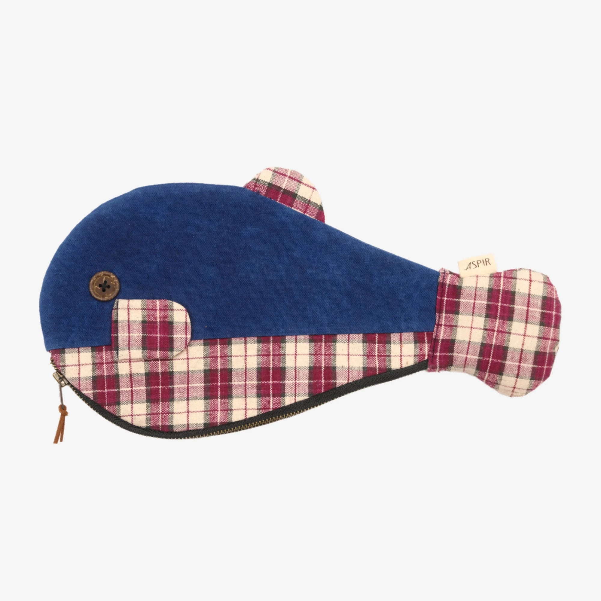 Fish-Shaped Fabric Wallet/Bag