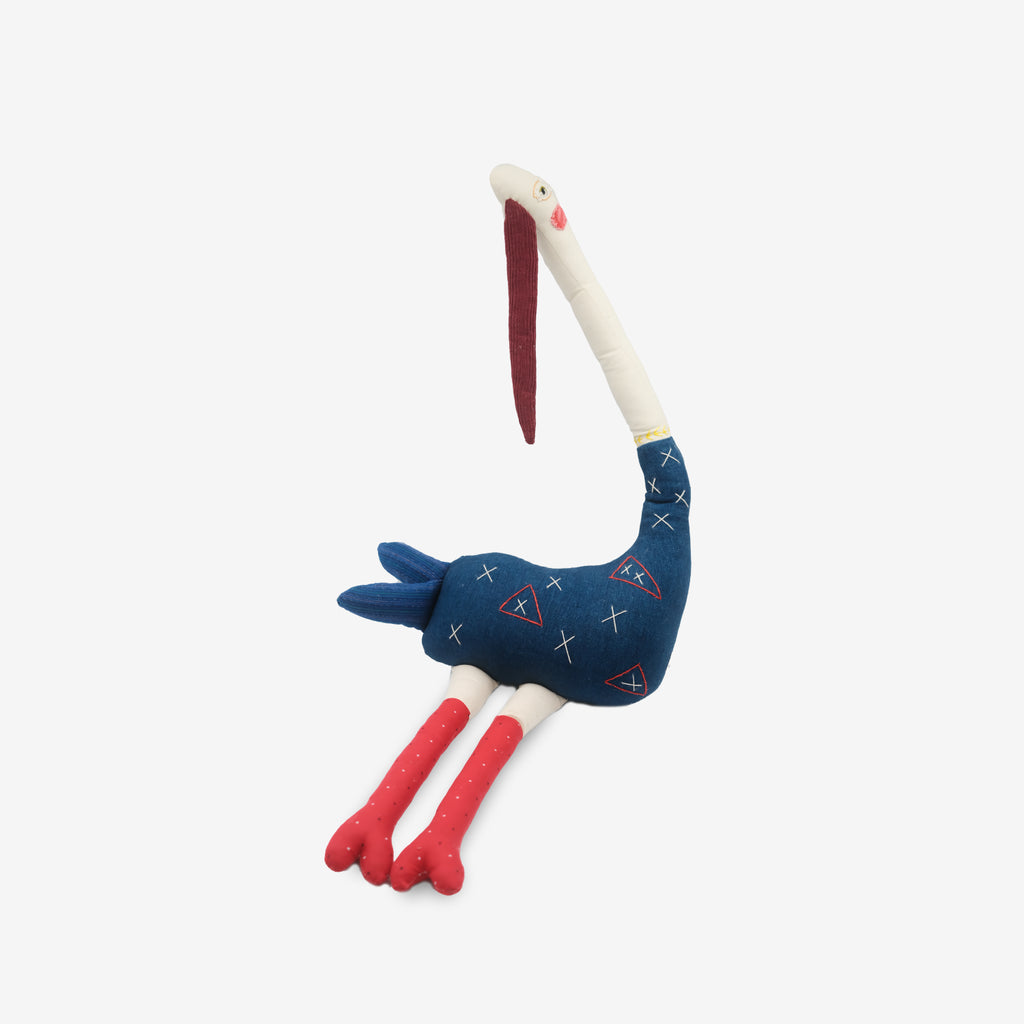 Shy Crane Doll