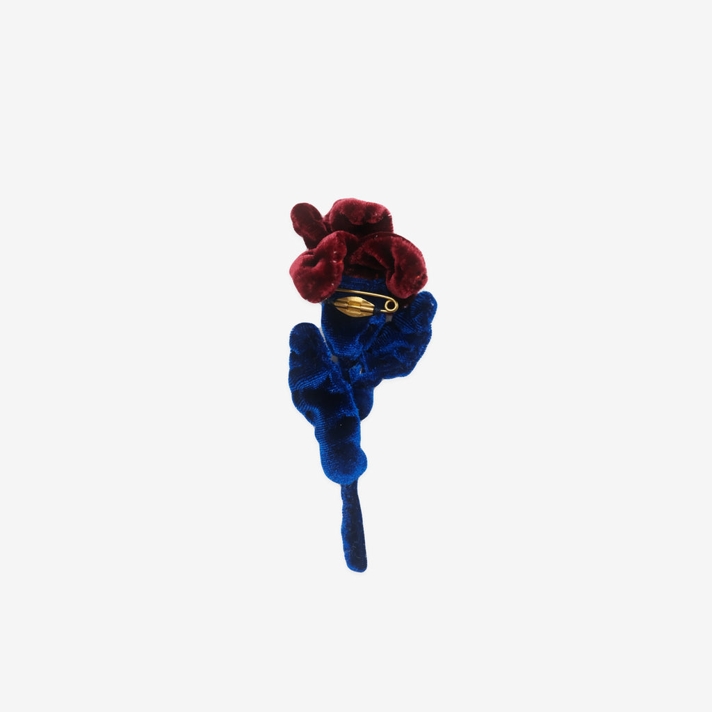 Velvet Flower brooch