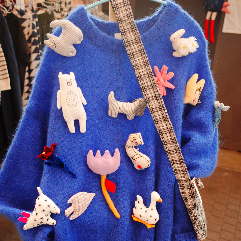 Velvet Flower brooch