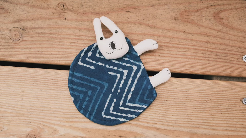 Rabbit and cat coaster