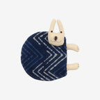 Rabbit and cat coaster